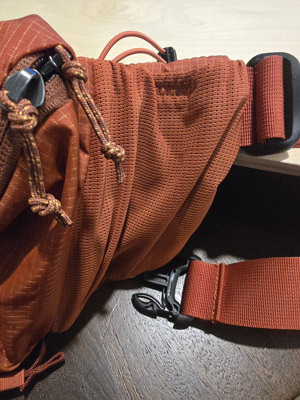 REI Unisex Co-op Trail 5 Waistpack Burnt Orange / Tapenade colorway Sustainabke - Picture 9 of 12
